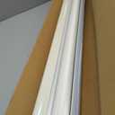 ShadesU Cordless Zebra Blinds – Light Filtering Dual-Layer Window Shades for Privacy (Ivory Color) (Maximum Height 72") (Width 58")