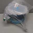 Collapsible Food Storage Containers with Airtight Lid & Vent, 40.5 oz, Kitchen Stacking Silicone Collapsible Meal Container Set for Leftover, Microwave Freezer Dishwasher Safe, Blue Round, Set of 4