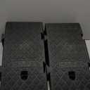 2Pack Curb Ramp Black Color, Portable Lightweight Heavy Duty Plastic Driveway Curb Ramps for Low Cars,Motorcycle Ramp,Curb Ramps (5.12" H 19.7" L Two Curb ramps Connected) 17×9.5 inch