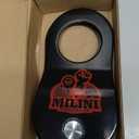 MILINI Snatch Block, Strength Recovery Off-Road Heavy Duty Winches Pulley for Synthetic Rope or Steel Cable, Universal Tackle Block for Truck, Tractor, ATV & UTV (Black, 10T)