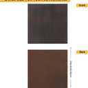 RingSun 24''X24'' Coffee Leather Sheets for Crafts (2mm), Full Grain Leather Tooling Leather