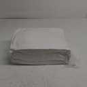 Milky White Queen Size Mattress Topper  Soft, Breathable & Comfortable