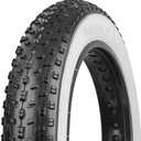 MOHEGIA Fat Bike Tire: 20x4.0/26x4.0 inch Fat Tire,High-Performance and All-Terrain Folding Replacement MTB Bicycle Tire with Street or Trail Riding, Pack of 2 