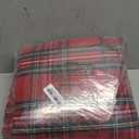 Coume 12 Pcs Christmas Santa Hat and Scarf Set for Adults, Winter Plaid Scarf Warm Xmas Hat with Pompom for Men Women Holiday Gifts (Red and Green)