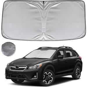 KAYZT Windshield Sun Shade for 2013-2017 Subaru Crosstrek SUV Foldable Sunshade Front Window Custom Fit Car Accessories