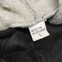 AI'MOURI Sherpa Fleece Outerwear Overcoat Women (Large, Black)