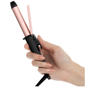 Travel Size Curling Iron Dual Voltage 100240V, Mini Curling Iron for Short Hair with 1/2 Inch Barrel, Ceramic Mini Hair Curler with Keratin & Argan Oil Infused, Travel Hair Curler with Storage Bag, Rose Gold