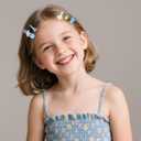 SAOROPEB 56 Pcs Hair Clips for Girls Toddler Hair Clips Cute Hair Accessories for Kids Candy Color Cartoon Design for Little Girls - Green Blue Yellow Pink