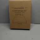 JOLLYVOGUE Queen Comforter Set, 3 Pieces White Seersucker Comforters Queen Size, Lightweight & Fluffy Bedding Sets Queen for All Season with 1 Ruffle Comforter and 2 Ruffle Pillowshams