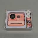Mafiti Kids Camera Instant Print, 48MP Digital Camera Selfie 1080P Video with 32G TF Card, Toys Gifts for Girls Boys Aged 3-12 for Christmas/Birthday/Holiday (Pink)