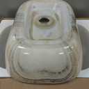 Davivy 18.3"13" Marbling Rectangle Bathroom Vessel Sink with Pop Up Drain,Nordic Ceramic Vessel Sinks,Bathroom Sinks Above Counter,Rectangle Vessel Sink for Bathrooms