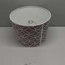 12" Top Diameter x 14" Bottom Diameter x 10" Slant Height with Washer (Spider) Attachment for Lamps with a Harp (Linen White)