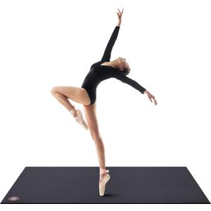 Dance Floor Mat, 7MM Thick Non-Slip PVC Dance Flooring for Ballet,Yoga, Fitness,Flamenco Dancing, Pop Portable Floor Mat Perfect for Home, Studio, and Events (6ft x 4ft)