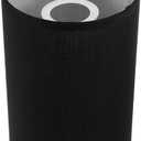PRETYZOOM Black Lamp Shade Drum Cylinder Lamp Shade Natural Linen Lampshade Clip On Light Cover Replacement for Table Lamp Floor Lamp Black