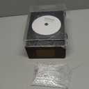 Vintage CD Player with Speakers Bluetooth, Time Music Box, Retro Portable CD Player with Headphone Jack, USB & AUX Playback, Festival Gift for Home Decor, No Remote Control (Walnut)