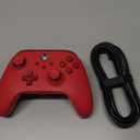 PowerA Advantage Wired Controller for Xbox Series X|S - Red, Xbox Controller with Detachable 10ft USB-C Cable, Mappable Buttons, Trigger Locks and Rumble Motors, Officially Licensed for Xbox