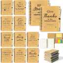 ANGOLIO Christian Gift Set 60Pcs Easter Spring Bulk Sunday School Bible Ballpoint Pens Spiral Religious Notebooks with Sticky Notepads Easter Birthday Gifts for Kid Boy Girl Pastor Teachers Students