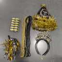 2026 New Year Eve Party Supplies 2026 Happy New Year Decorations Includes New Years Party Hats Beaded Necklace Headband Noise Maker Ribbon