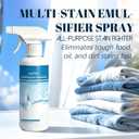 Stain Remover Spray Clothing Cleaner, Pre-Wash Laundry Emulsifier, Fabric Spot Stain Cleaner for Vintage & Thrift Garments (Rose-01)