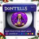 Dontell Fortune Teller Crystal Ball  Christmas GITS for Kids Funny Gag Gift for Adults & Kids, Fortune Telling Toy with Random Answers, Funny White Elephant Gifts for Men