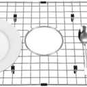 Starstar Sink Protector Stainless Steel Kitchen Sink Bottom Grid, Rack (24-13/16" x 14-9/16"), Medium