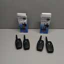 Retevis RT628 Walkie Talkies, Long Range Walkie Talkies for Adults, Belt Clip Key Lock Crystal Voice, Family Two Way Radios 4 Pack with for Camping Hiking(Black,4 Pack)