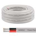 8 Gauge Marine Wire, 5FT 8 AWG Tinned Copper Oxygen-Free Boat Cable Duplex, Waterproof & Corrosion Resistant for Automotive, RV, Solar, LED, Outdoor Use