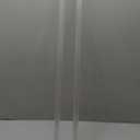 Bathroom Shower Glass Door Bottom Seal Strip, 2PCS 36 Inch Long Clear PVC Seal Strips for 1/4"(6mm) Thick Framless Glass Door Panel