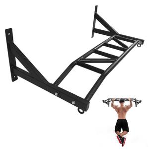 Yes4All Heavy Duty Wall Mounted Pull Up Bar  Multi-Grip Pull Up Bar Ceiling Mount / Ceiling Mount Pullup bar / Chin Up Bar for Home Gym Workout