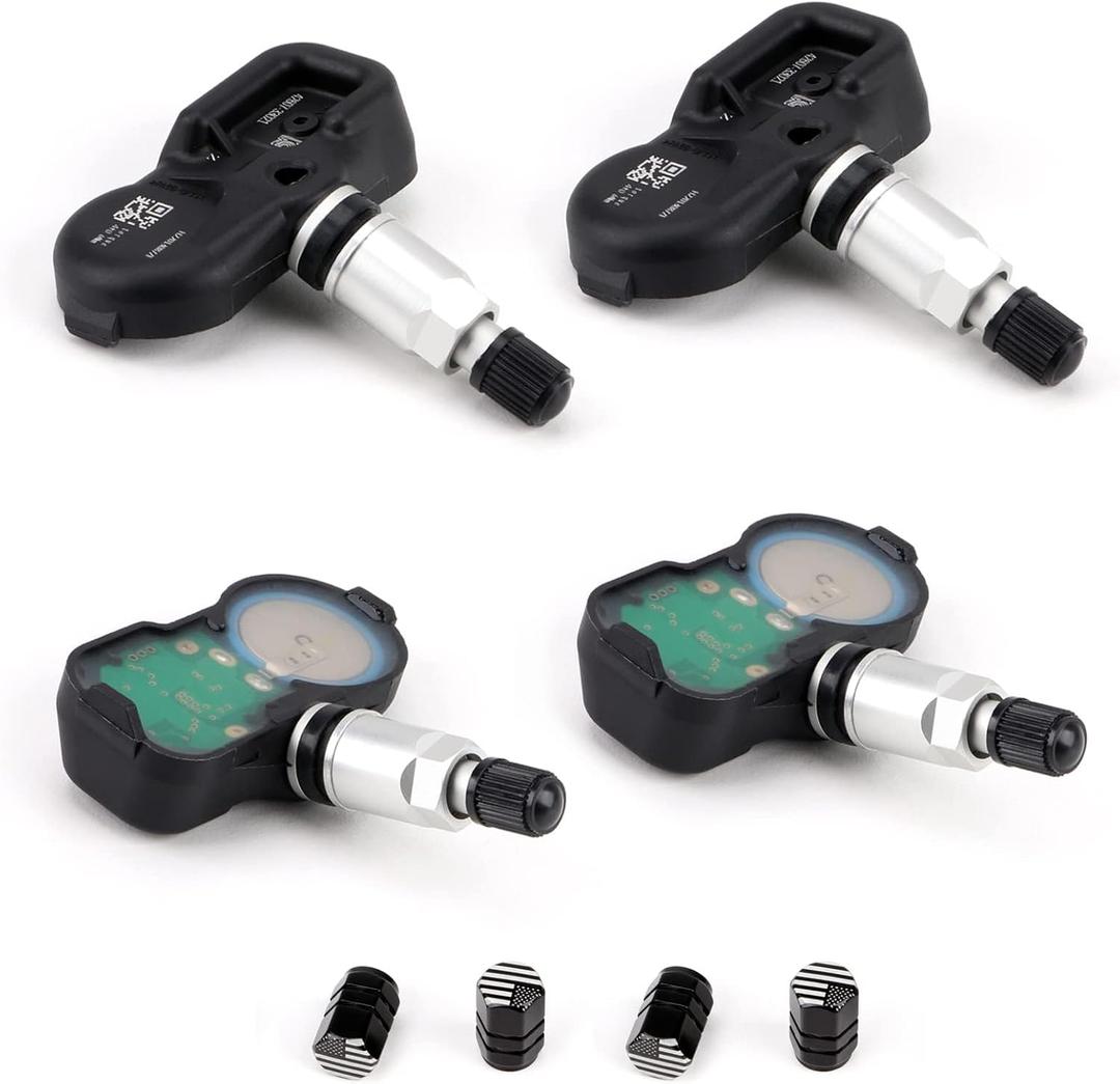 BELZAR 4 Pack TPMS Tire Pressure Sensor 315MHz for Toyota Lexus Scion Pontiac Vibe, Replaces OEM 42607-33021/0C020/24010, 5-10 Year Battery, FCC Certified (-40C~125C)