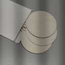 Large Size 7" Wooden Christmas Ornaments to Paint, DIY Blank Unfinished Round Wood Discs Ornament for Crafts Hanging Decorations(10PCS) (Beige Ball)