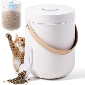 smartoo Vacuum Cat Dog Food Storage Container 10 lb, Dry Pet Food Storage, 13"H x 9.65″W