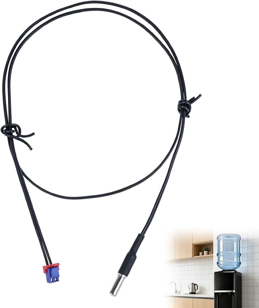 Water Dispenser Cold Water Tank Sensor Replacement Compatible with Avalon, Compatible with Brio, Compatible with Primo – 28.5-Inch Temperature Sensor, Blue Connector Cooling Probe