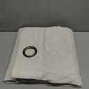 jinchan Beige Linen Curtains 84 Inch Length 2 Panels Set, Light Weight Semi Sheer Grommet Curtains for Bedroom Farmhouse Light Filtering Narrow Window Drapes 2 Panels for Living Room W38 x L84