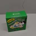 Potaroma Interactive Cat Feather Toys, Hide and Seek Concealed Moving Feather Wand, Rechargeable Touch Activated Indoor Kitten Exercise Kicker, Mouse Squeaky, Graffiti Cover