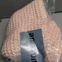 TYUU Light Peachy Pink Bathroom Rugs, Waffle Bath Mat Non Slip Washable Quick Dry Cute Bath Mat Boho Farmhouse Bathroom Decor, 48"x24" Light Peachy Pink