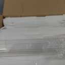 12 Pcs Hurricane Glass Candle Holders 2.5 x 14 Open Ended Tube Ribbed Shade Bottomless Chimney Cylinder Taper Candle Cover for Wedding Anniversary Home Table Centerpiece