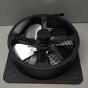 ECO-WORTHY 25W Solar Powered Attic Ventilator Gable Roof Vent Fan with 30W Foldable Panel - Fans for Home Attic, Greenhouse, RV or Outdoor, Ready-to-Use Fan,