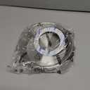 2-Pack Stainless Steel Cat Food Bowls, Shallow Whisker-Friendly Non-Slip Silicone Base Metal Dishes, Easy to Clean Indoor Water Flat Plates for Cat, Kitten, Small Dog (5.9")