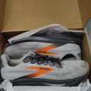 Brooks Mens Ghost 17 Neutral Running Shoe (12.5, Oyster Mushroom/Orange/Ebony)