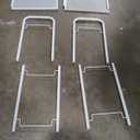 Storage Shelf Metal Movable Storage Rack, Kitchen, Bathroom, Study Storage Rack, Storage Rack, Convenient Small Cart Storage Shelf Rack (Color : 2, Size : Three Layers with Handles)