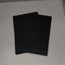 HaoFeiJH Black Felt Squares - 6PCS Felt Sheets - 8x12 A4 Stiff, 1 Color, 2mm Thick, Ideal for Sewing & Crafts