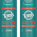 Tom’s of Maine Sandalwood Vanilla Aluminum Free Natural Deodorant For Women & Men | Goes on Clear | Odor & Wetness Protection | Naturally Derived and Moisture-Locking Ingredients | 3.25 oz pack of 2