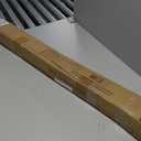 4 Feet Metal Fence Post Black, Pack of 5, for 36 Inch High Garden Welded Wire