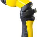 Dramm One Touch Revolution 9 Pattern Spray Gun with Thumb Control Water Flow, Perfect for Water Restricted Areas when Watering Plants, Pots, Baskets, Vegetables, Yellow