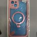 iPhone 14/15 Plus Case With Ring Holder Shockproof Bumper Magnetic Ring Stand Non Slip Grip Camera Protection