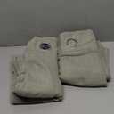 Sage Green Linen Curtains 80 Inch Length 2 Panels for Living Room Bedroom, Light Filtering Sheer Curtains 80 Inches, Elegant Modern Grommet Semi Sheer Soft Privacy Drapes