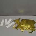 Golden Letters for Birthdays, with Adhesive included (7in tall)