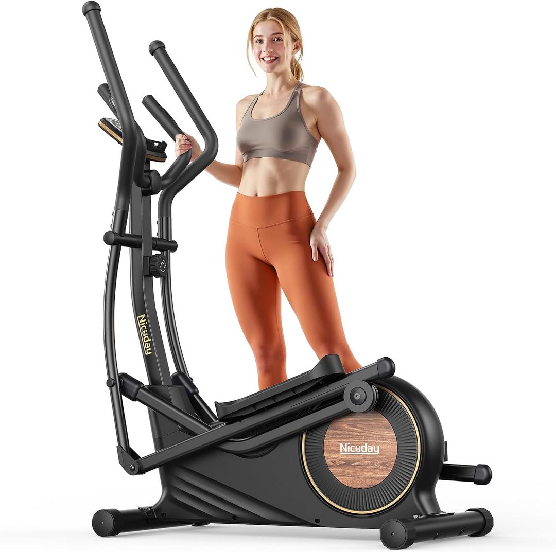 Niceday Elliptical Exercise Machine with 15.5/18/19IN Long Stride