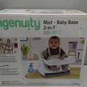 Ingenuity Baby Base 2-in-1 Booster Feeding and Floor Seat with Self-Storing Tray - Mist